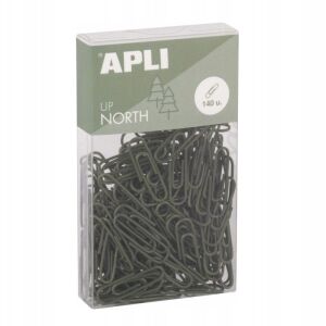 APLI Up North kerek kapcsok, 28 mm, 140 db, akasztós doboz, khaki 145290647 - Gemkapocs