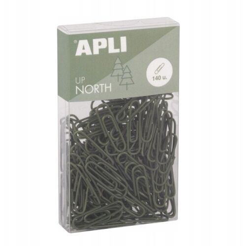 APLI Up North kerek kapcsok, 28 mm, 140 db, akasztós doboz, khaki 145290647