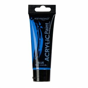 KEYROAD akrilfesték, 75ml, tubus, kék 145290664 - Akrilfesték