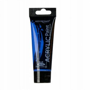 KEYROAD akrilfesték, neon, 75ml, tubus, kék 145290667 - Akrilfesték