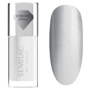 SEMILAC Nail Lacquer Klasszikus körömlakk 115 Silver Chrome 9 ml
