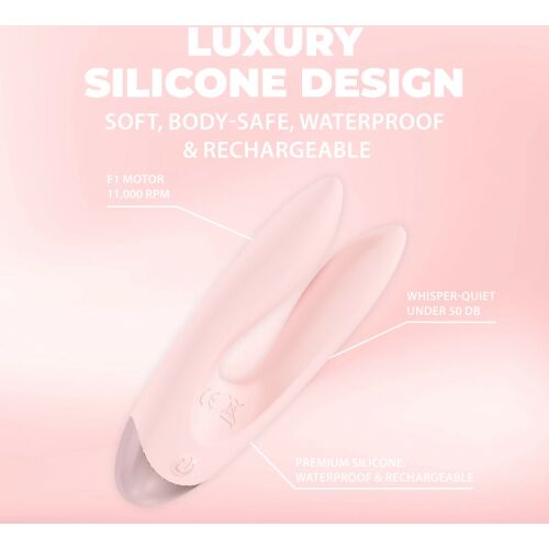 Loveline Amour Kettős Motoros Rendszer Rózsaszín Újratölthető Szilikon Modell 145290997