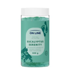 ON LINE Lábfürdő só Eucalyptus Serenity 800 g