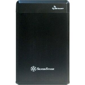 SilverStone 2,5" SATA - USB 2.0 Treasure TS01 Fekete Zseb (SST-TS01B) 145291550 - Külső merevlemez ház