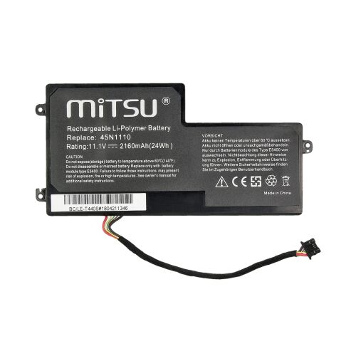 Mitsu csere akkumulátor Lenovo Thinkpad T440s laptophoz, 11.1V, 2160mAh - Laptop akkumulátor
