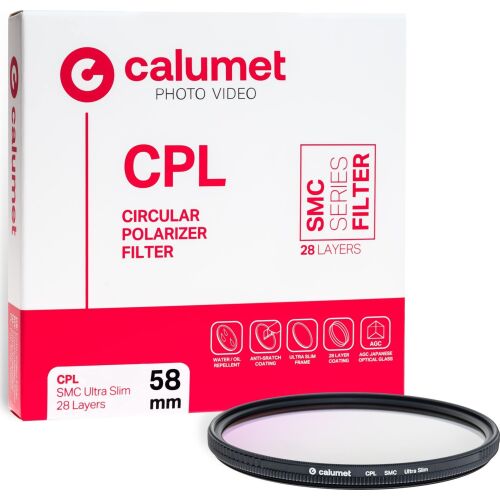 Calumet CALSACPL58 objektívszűrő Fényképezőgép kör alakú polarizációs szűrő 58 mm 145291812