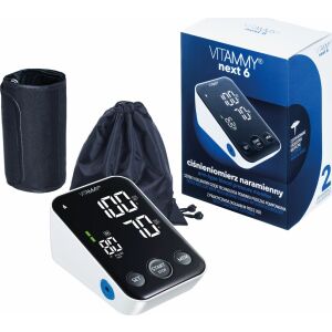 Vitammy VITAMMY NEXT 6 vérnyomásmérő 22-40 cm-es mandzsettás karos vérnyomásmérő méréssel a felfújás során és hangfunkcióval - : Standard 145291889 - Vérnyomásmérő