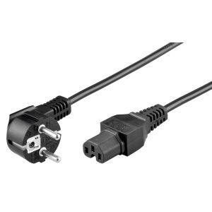 MicroConnect tápkábel CEE 7/7 - C15, 2m (PE010419) 145291984 - Kábel