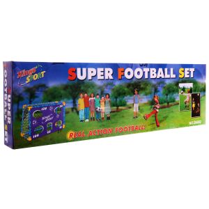 Großes Fußballtor für Kinder, Trainingsmatte für Treffsicherheit, Ball, Trikots und Marker 145292084 - Fußball