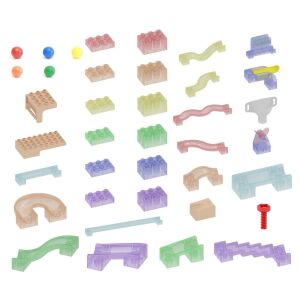 MASTERKIDZ építőkészlet pálya labdákhoz STEM Board 209elements 145292103 - Golyópálya