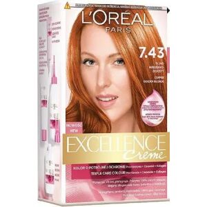 L’Oreal Paris Excellence Creme 7.43 blond miedziany złocisty (0258898) 145292491 - Farba do włosów