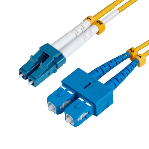 MicroConnect LC/UPC-SC/UPC 1,5 m OS2 SM Duplex LSZH OD: 2mm, 0.3db Sárga 145293066