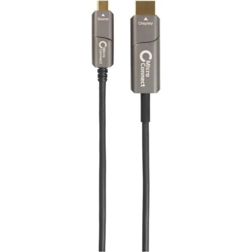 MicroConnect USB kábel USB-C - HDMI 15 m Fekete (USB3.1CHDMI15OP)