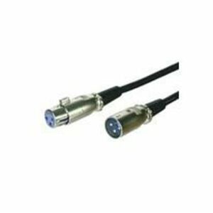 Kabel przyłączeniowy MicroConnect XLR 1 metr XLR 3-pin - XLR 3-pin M-F Wymiar zewnętrzny: 6,0 mm, PVC 145293408 - Kabel XLR