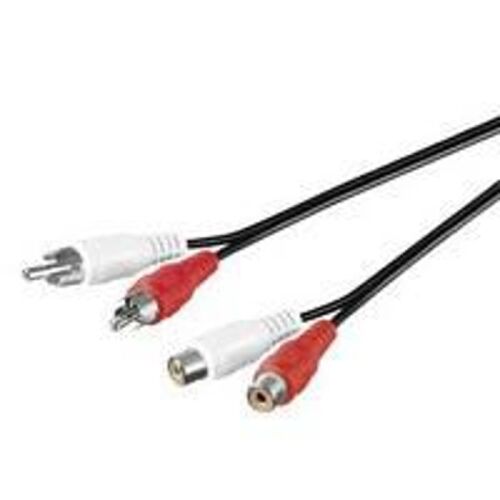 MicroConnect Stereo Ext. kábel, 1,5 méteres sztereó hosszabbító 2 x RCA hím - 2 x RCA női 145293475