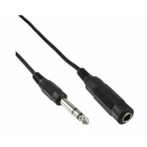 MicroConnect 6,3 mm jack hosszabbító, 5 m, 6,3 mm 145293479 - Kábel