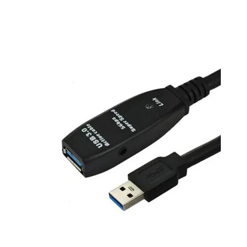 Kabel USB MicroConnect USB-A - USB-A 10 m Czarny (USB3.0AAF10A) 145293604