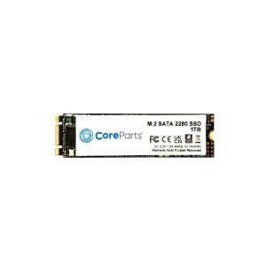 CoreParts 1TB M.2 SATA III 2280 1TB M.2 SATA III 2280, 3D NAND technológia, QLC 500/450 Olvasás/Írás (MB/s) SMI 2259XT/Maxio vezérlővel