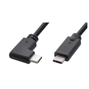 MicroConnect USB-C kábel 1m, 3.2 Gen2, egy vég szögletes, 60 W, 10 Gb/s 145293701 - Kábel
