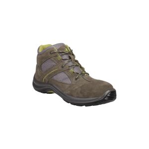 Pantofi din piele de catifea poliester tip plasă talpă din PU cu două straturi culoare gri-verde mărimea 47 145293773 - Cizme de lucru de siguranță