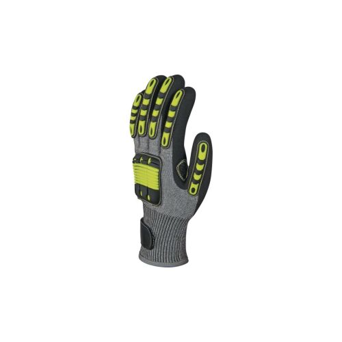 Poliamid/Pu kesztyű sárga színű 10-es méret VV913JA10