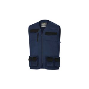 Mach2 munkamellény poliészter és pamut sötétkék kék 3XL M2GI3 M2GI3BM3X