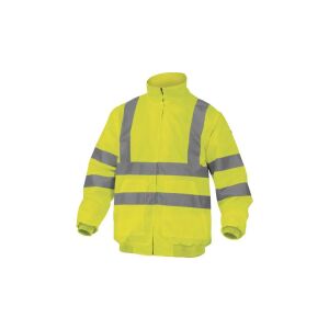 Vestă de avertizare cu mâneci detașabile din poliester Oxford acoperit cu PU, culoare galben fluorescent, mărimea XXL CORP RENHVJAXX 145293923 - Îmbrăcăminte de vizibilitate
