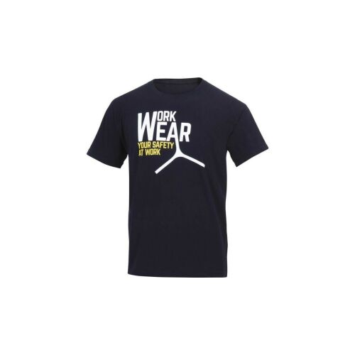 100% pamut póló 180 g/m2 kerek nyakkivágás fekete XXL méret LAZIONOXX 145293927