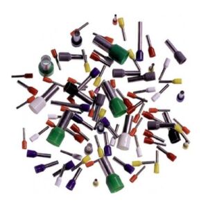 Vârf bucșă izolată AHI DIN L 1/12 roșu 61801690 /500pcs/ 145293945 - Terminale pentru cabluri