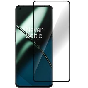 eStuff OnePlus 11 5G Fekete ívelt szél, peremragasztó Titan Shield. Edzett üveg Képernyővédő 145294149 - Képernyővédő fólia