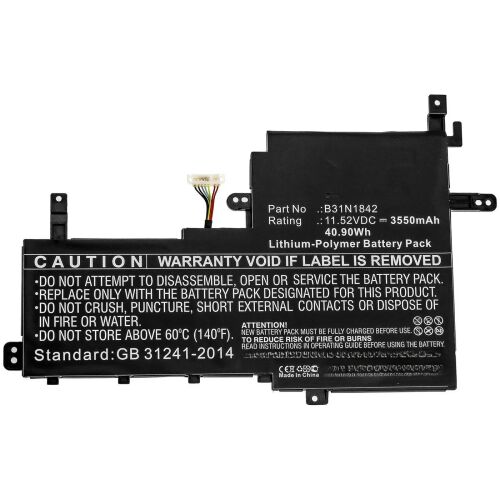 CoreParts Asus K531FA Laptop Akkumulátor, 40.90Wh Li-Polimer Csere - Laptop akkumulátor