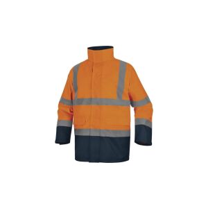 Vestă de siguranță 5 în 1 din poliester Oxford acoperit cu PU SPEED, culoare: ​fluo-portocaliu-albastru marin, mărime: M / SPEEDOMTM 145294354 - Construcții și renovări
