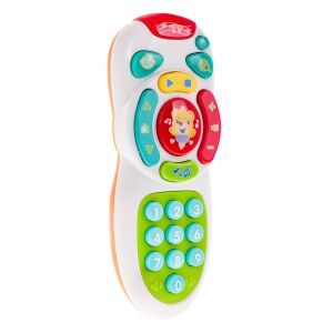 Telecomandă TV interactivă pentru copii 18m+Melodie+Zgomote+Numărări în engleză+LED-uri 145294364 - Jocuri interactive pentru copii