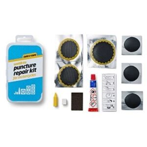 Weldtite Defektjavító készlet CURE-C-CURE PUNCTURE REPAIR KIT FOR MOTORCYCLES 6x folt doboz 10db - WLD-01004 145294403 - Kerékpár kiegészítő