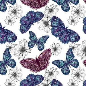 Clear Creation Karnet kwadrat CL0407 Etniczne motyle 145294646 - Serwetki