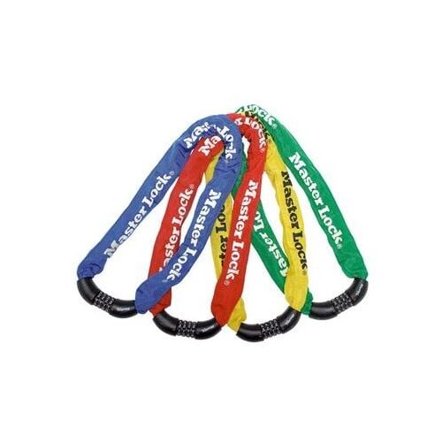 MasterLock Kerékpár lakat QUANTUM 8392 LÁNC 8mm 40mm 90cm KÓD kevert színű doboz 6db (MRL-8392EURDPROCOL) 145294739