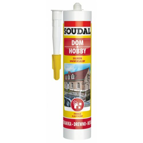 Soudal Dom Hobby Bézs Szilikon tömítőanyag 280ml otthoni felújításhoz és barkács projektekhez - Tömítőanyag