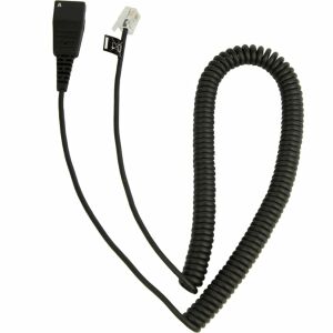 Kabel Jabra QD -> RJ9, spirala 0,5-2 m do telefonów Lucent/Cisco 145294936 - Kabel