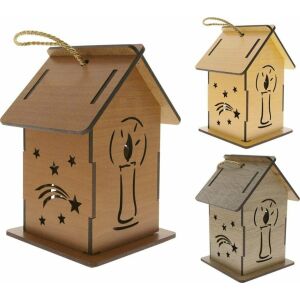 GoDan Lampion adwentowy drewniany 145295194 - Decorațiuni de Crăciun