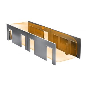 Jelenlét- és szürkületérzékelő FOLYOSÓ KNX V3.5 beépített IP20 négyzet fekete 145295298 - Villanyszerelés