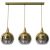 Függőlámpa MONTE GOLD 3xE27 145295657