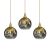 Függőlámpa MONTE GOLD 3xE27 145295657