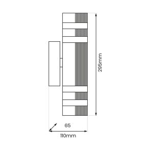 Kinkiet Vini 2xGU10 IP54 145295857 - Zewnętrzna lampa ścienna