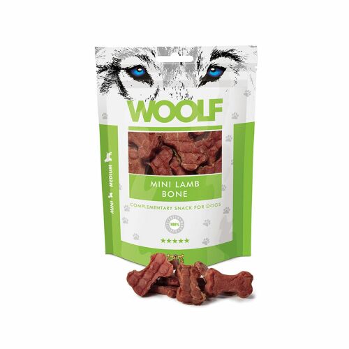 WOOLF Mini báránycsont csemege kutyának 100g 178032188 - Kutyaeledel