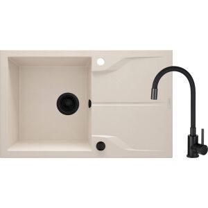 MOSOGATÓ GRANIT KÉSZLET BEZ+BAT.ELAST.WYL.+OSP.NE 145296362 - Mosogatótálca