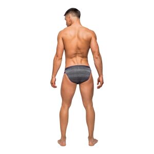 Férfi Power Heather Haze Bikini S díszes kivágásokkal és puha rugalmas szegéllyel