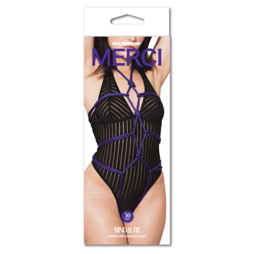 Doc Johnson Len konopny 5m do wiązania, szerokość 6 mm, naturalny 145296893