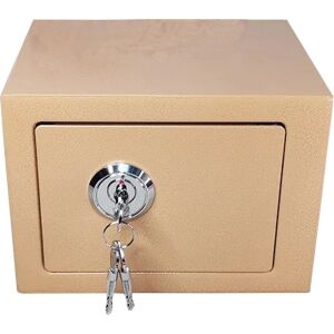 Extralink Home | Otthoni széf | iroda, kulcstartó, páncélozott pénztárgép, arany, S-404