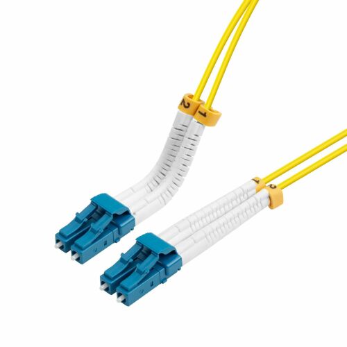 Lanview LVO231407-FLEX 2m LC/LC Sárga Optikai Kábel - Optikai kábel