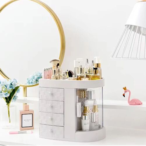 Szertartásdoboz szervező sminktáska ékszereknek MAYA (Fehér)